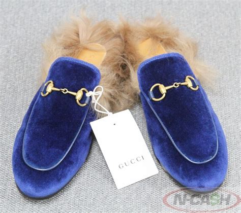 gucci white rubber mules|Gucci velvet mules with fur.